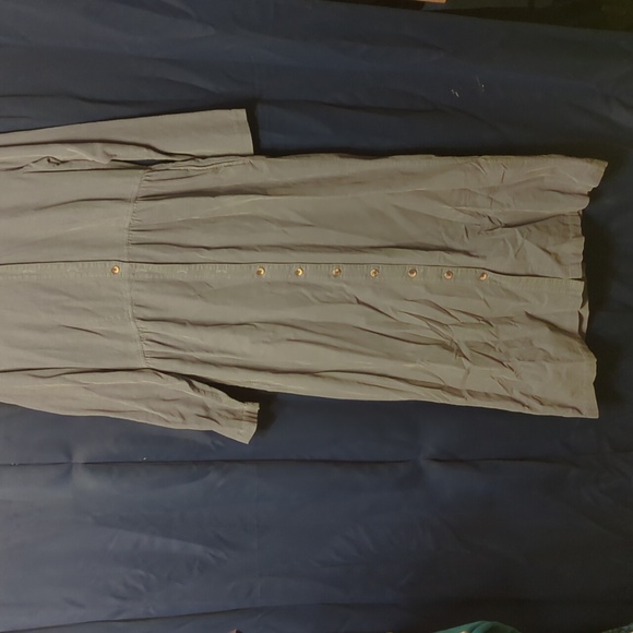 LL Bean Size 8 Women's Tall Button up Dress - Picture 4 of 4